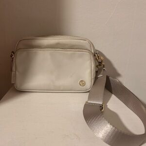 Lululemon Athletica Cream Crossbody Bag